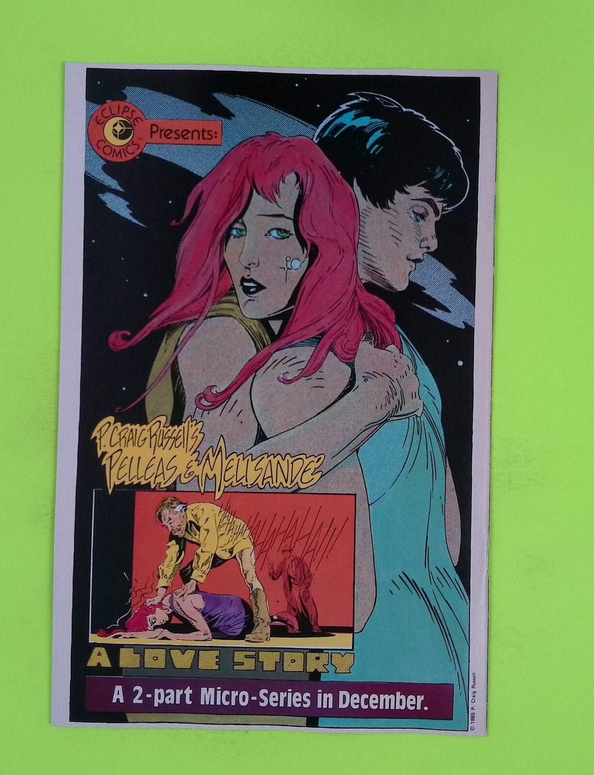 Laser Eraser & Pressbutton #1 Eclipse Comics 8.0 Comic Book G28-95