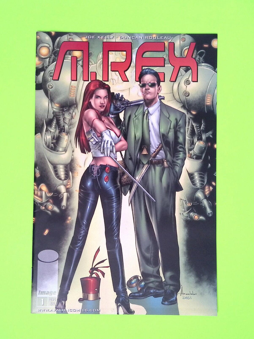 M. Rex #1b 1999 Image Comics Variant 8.0 Comic Book W197-183