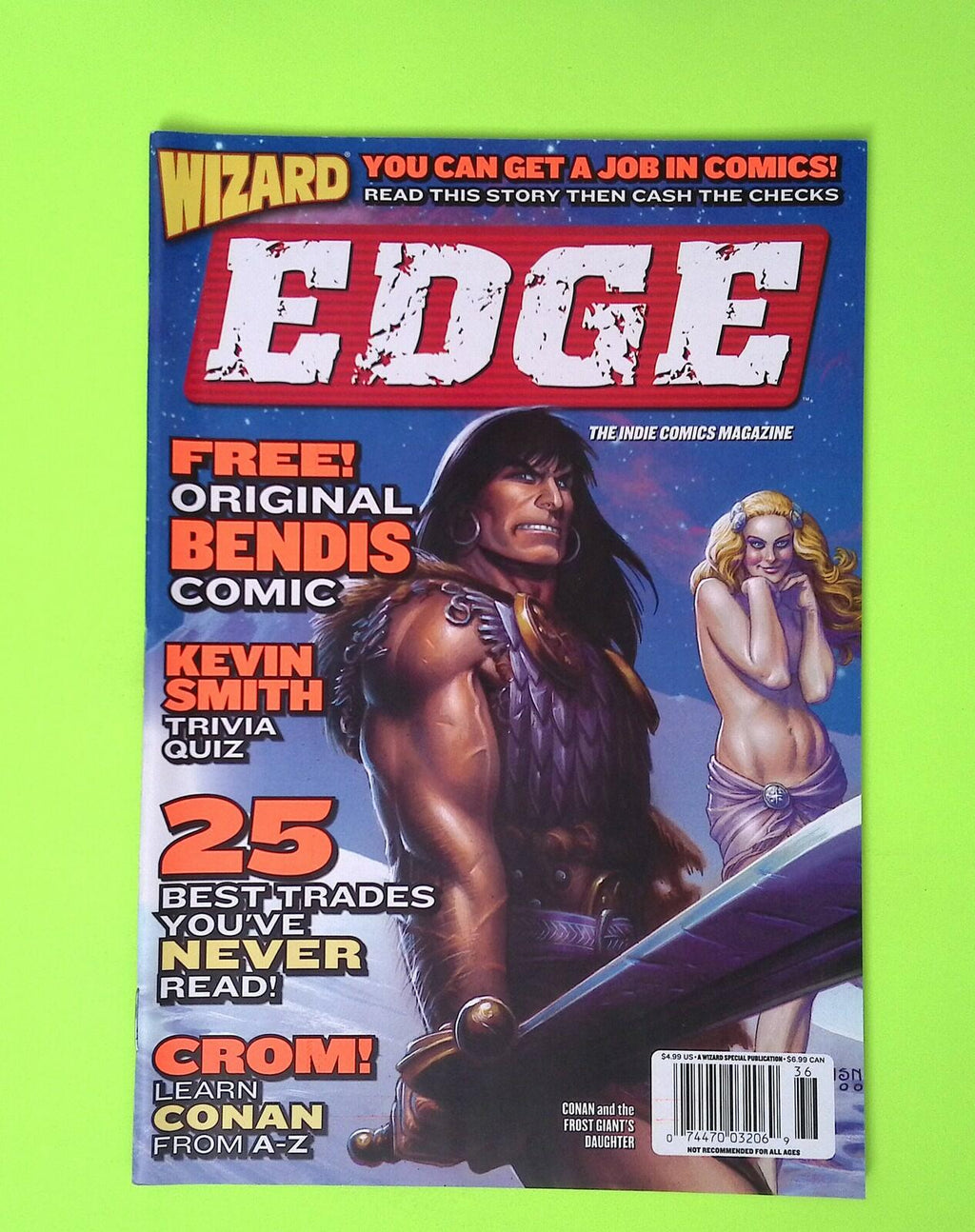Wizard Edge #3 Wizard Press High Grade Comic Book X105-165