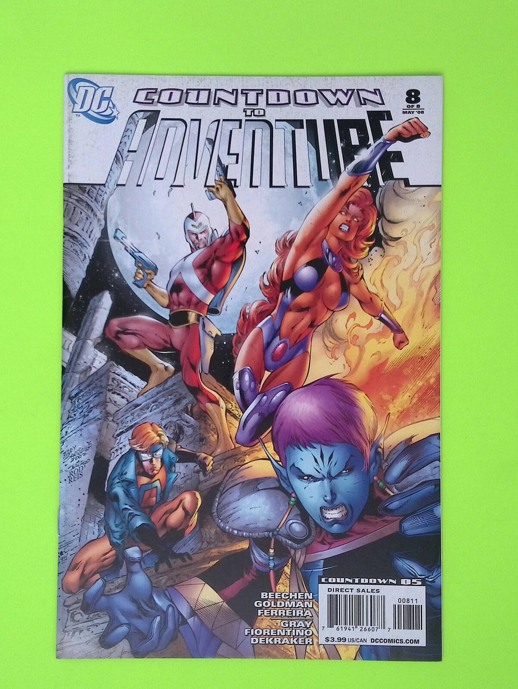 Countdown to Adventure #8 2008 DC Comics 8.0 Comic Book W240-243