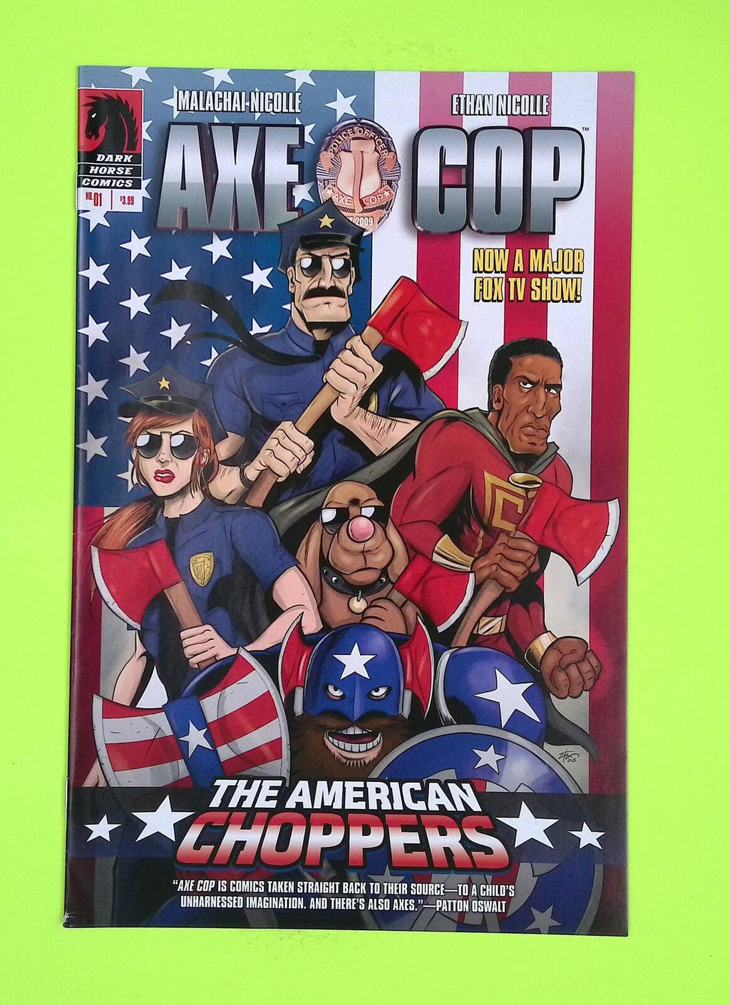 Axe Cop #1 2014 Dark Horse Comics High Grade Comic Book J80-97