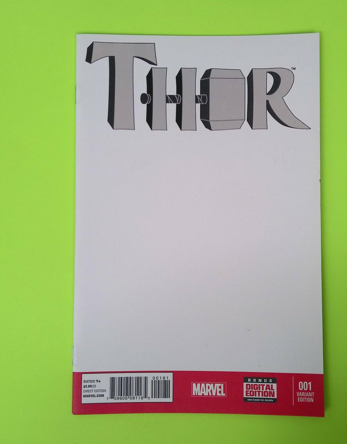 Thor #1h Vol. 4 2014 Marvel Comics Variant High Grade Comic Book J57-92