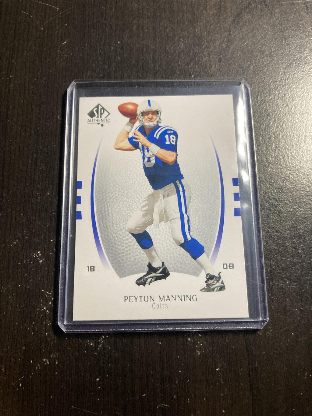 Peyton Manning SP AUTHENTIC CARD NFL 2007 T13-132